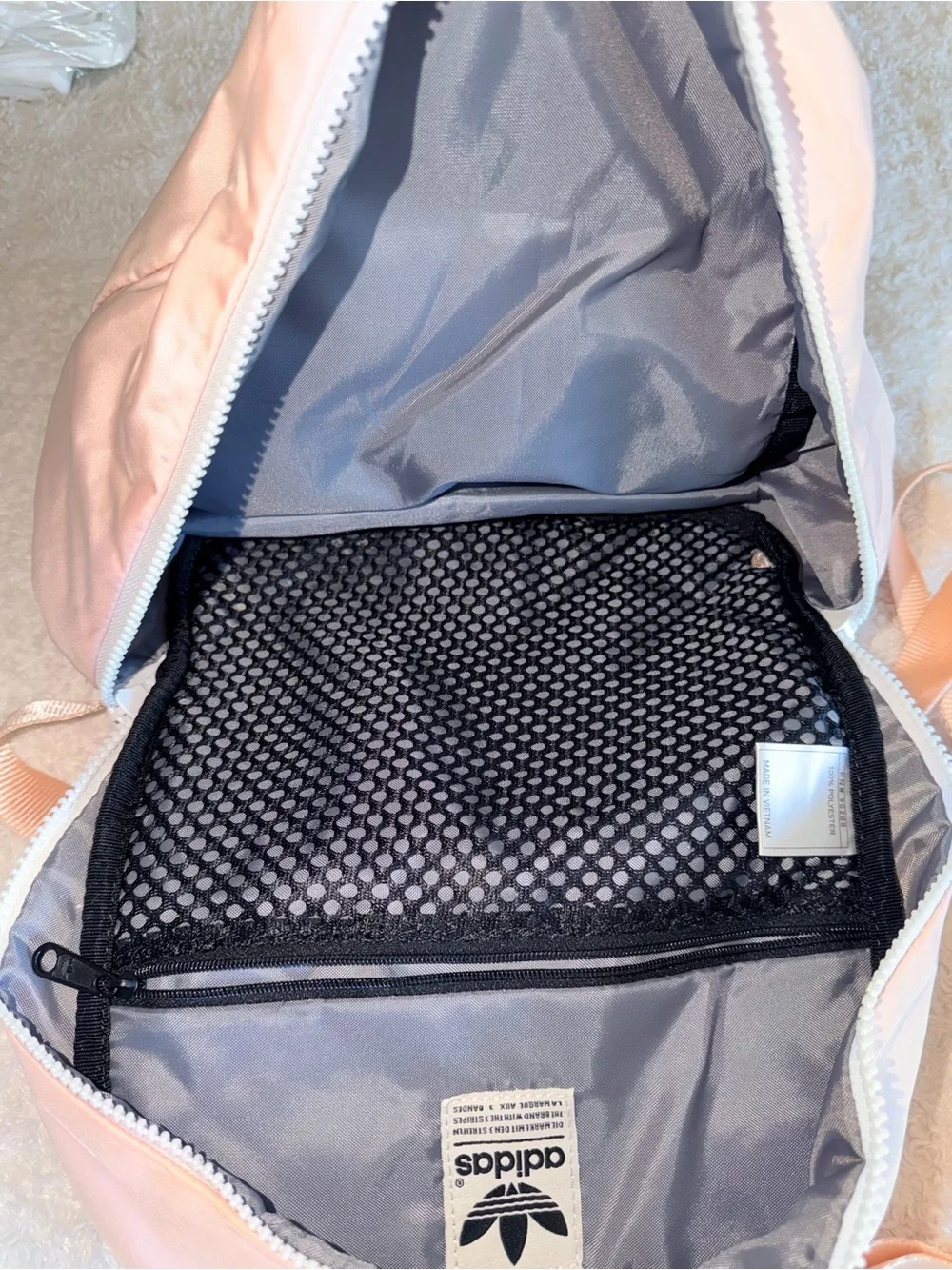 Adidas Trefoil Mini Backpack in Pink - Picture 8 of 12